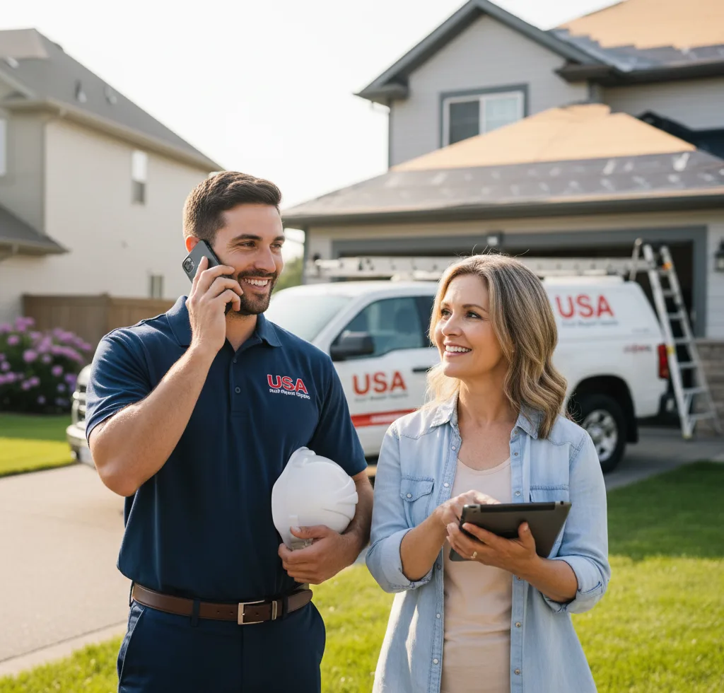 USA Roof Repair Experts customer support in Granbury